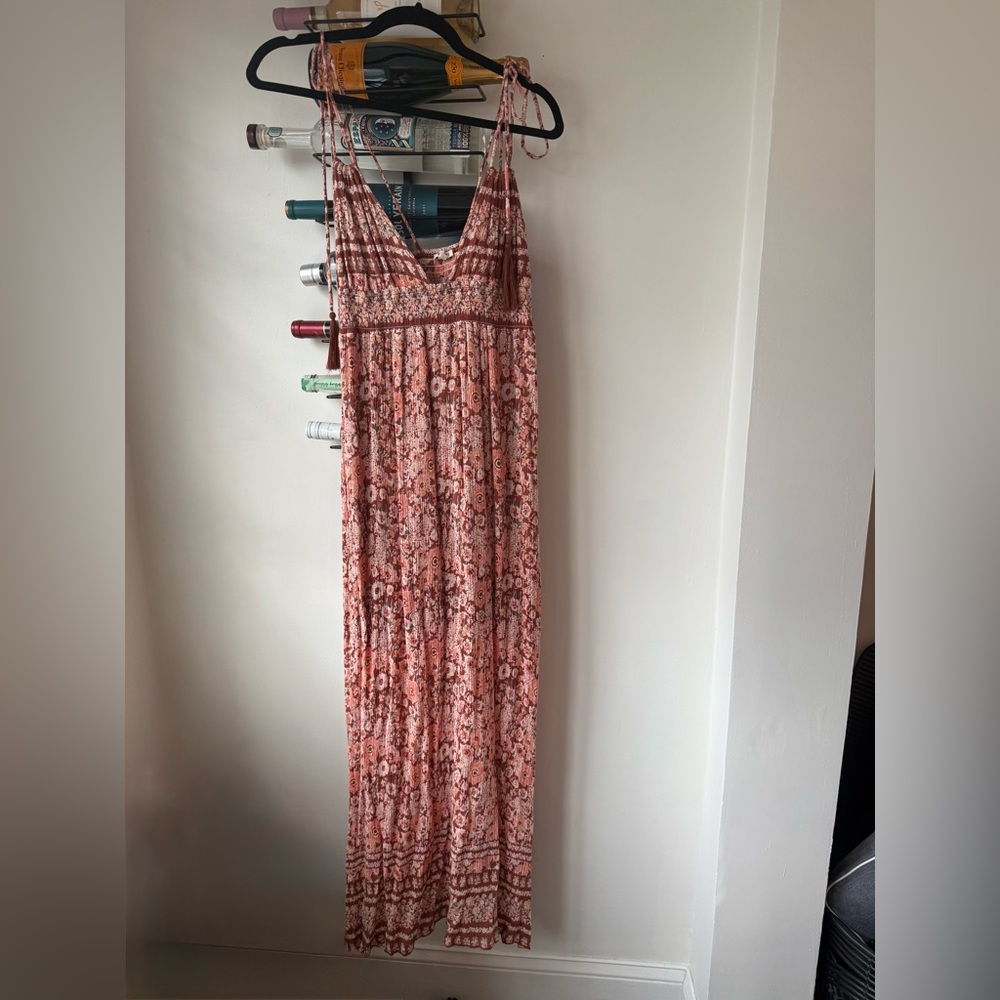 Cabernet Pink Floral Maxi Dress